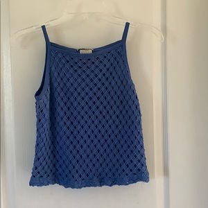 Crochet crop tank